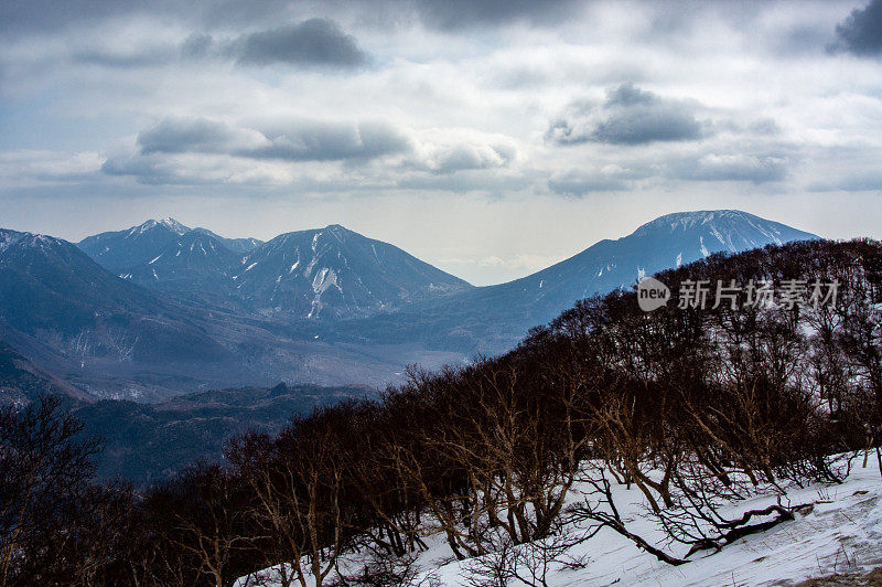 Mt Maeshirane,日光、日本。